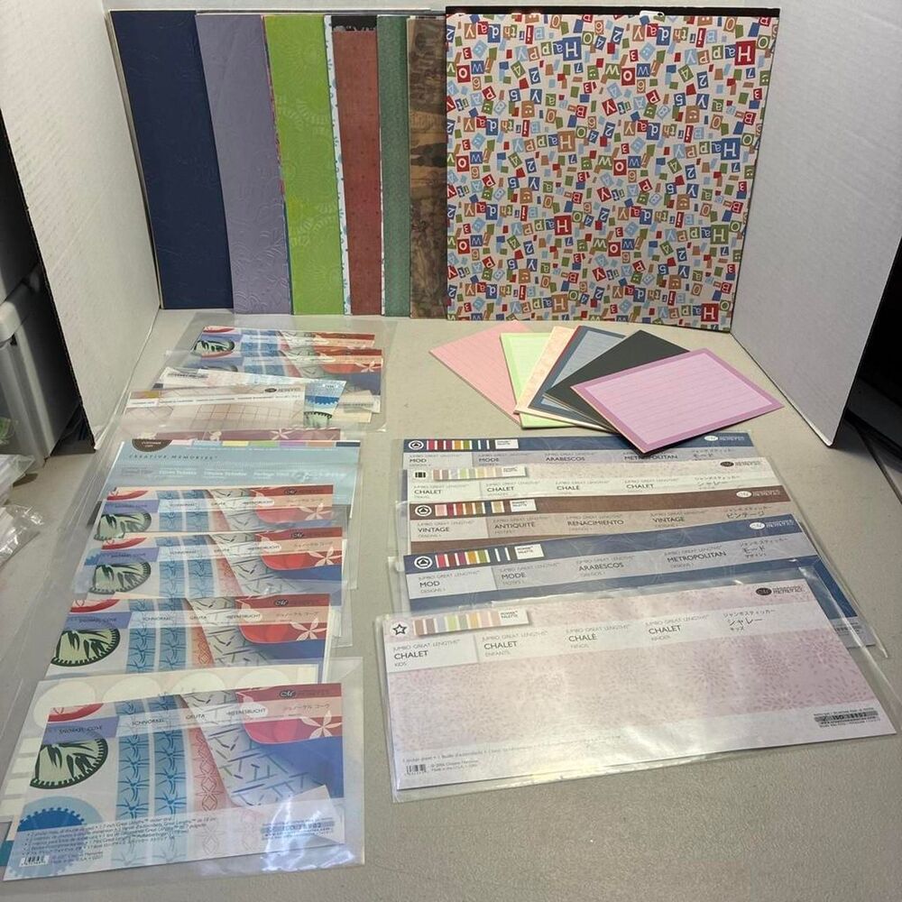 creative memories : stickers , paper, cardstock